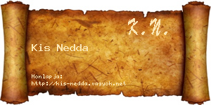 Kis Nedda névjegykártya